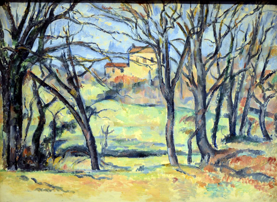 05A Trees and Houses Near the Jas de Bouffan - Paul Cezanne 1885-86 - Robert Lehman Collection New York Metropolitan Museum Of Art